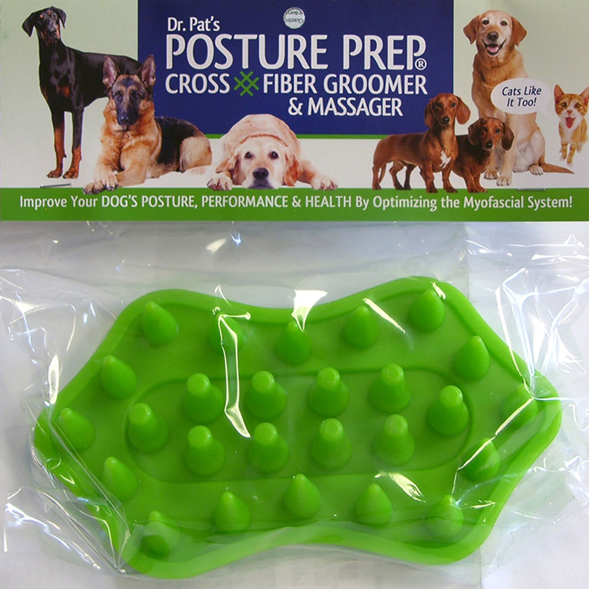Small Pet Posture Prep Cross Fiber Groomer