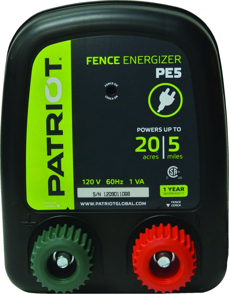 Patriot PE5 Fence Energizer 0.20 Joule
