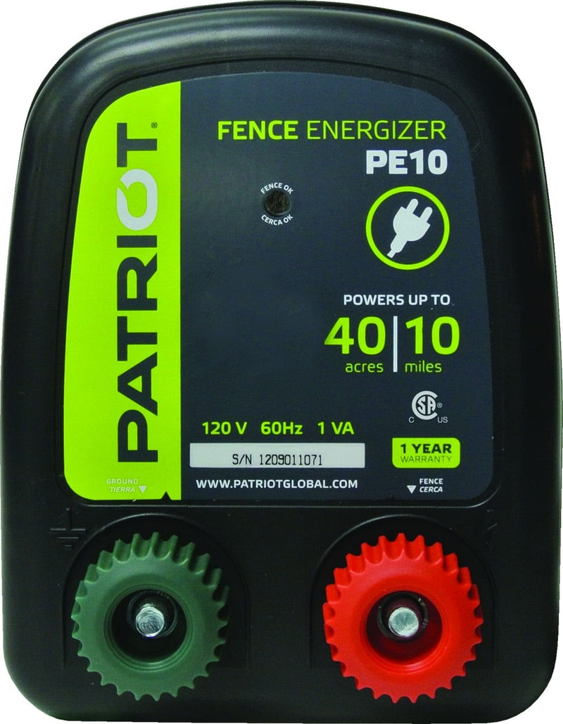 Patriot PE10 Fence Energizer 0.30 Joule