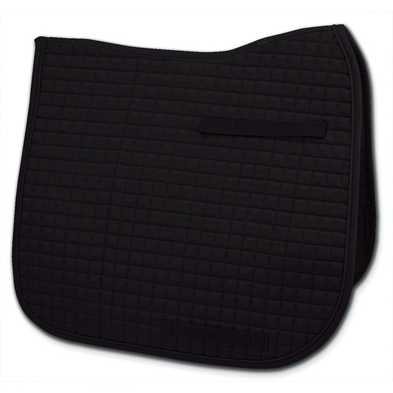 Passport Square-Quilted Dressage Pad 23X43 Bk/Wh
