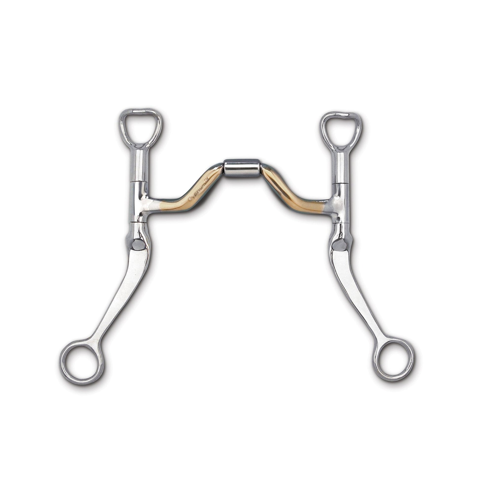 Myler SS 7 Flat Shank Cyprium Ported Barrel