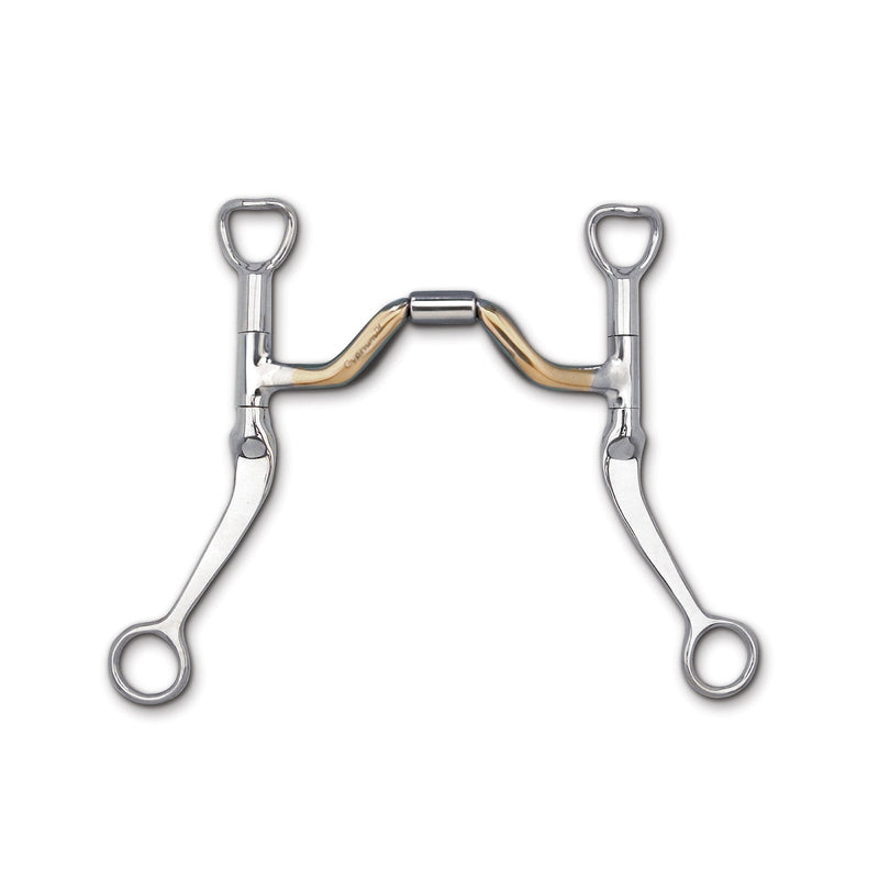 Myler SS 7 Flat Shank Cyprium Ported Barrel