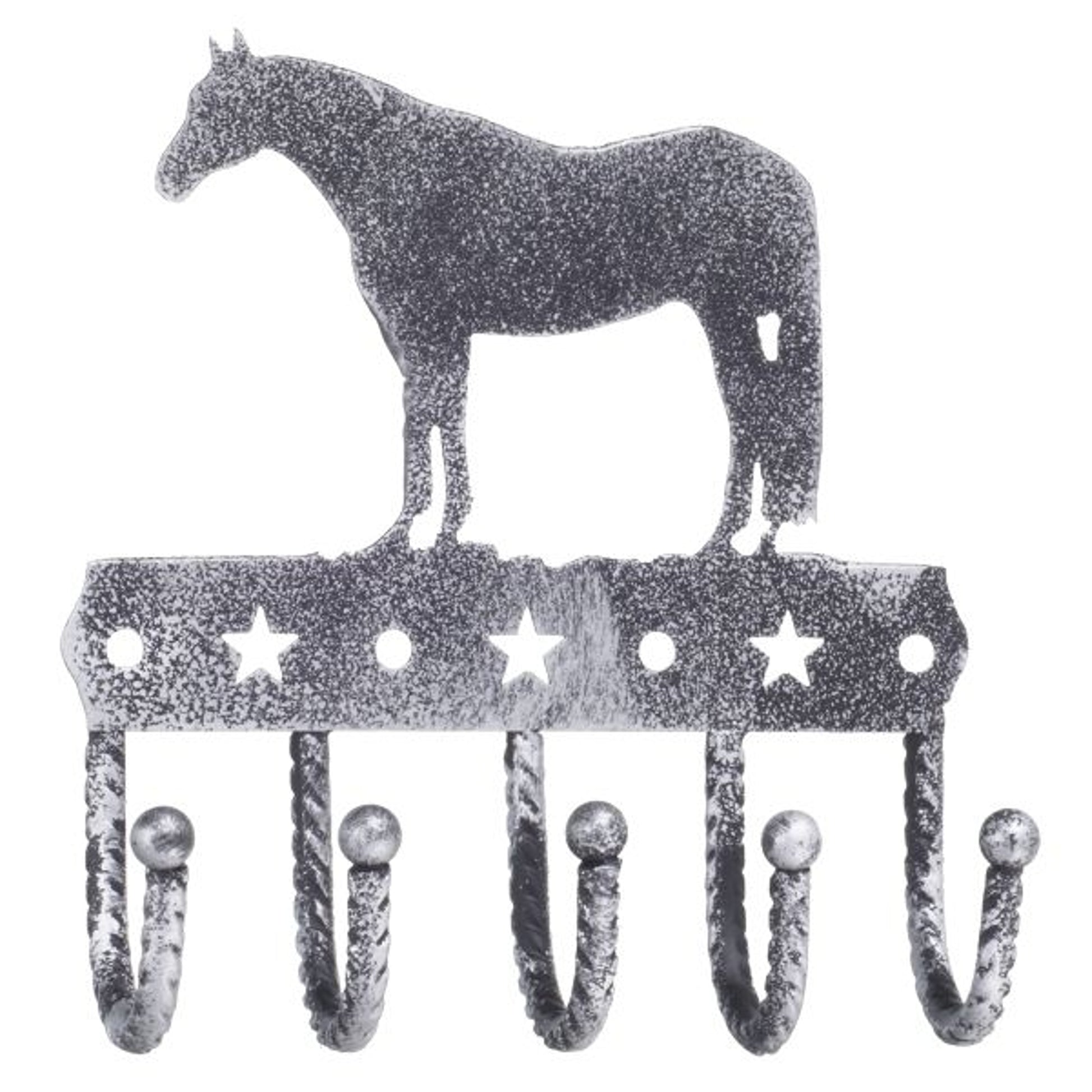 Tough1 Key Rack with Equine Motif Gold Quarterhorse