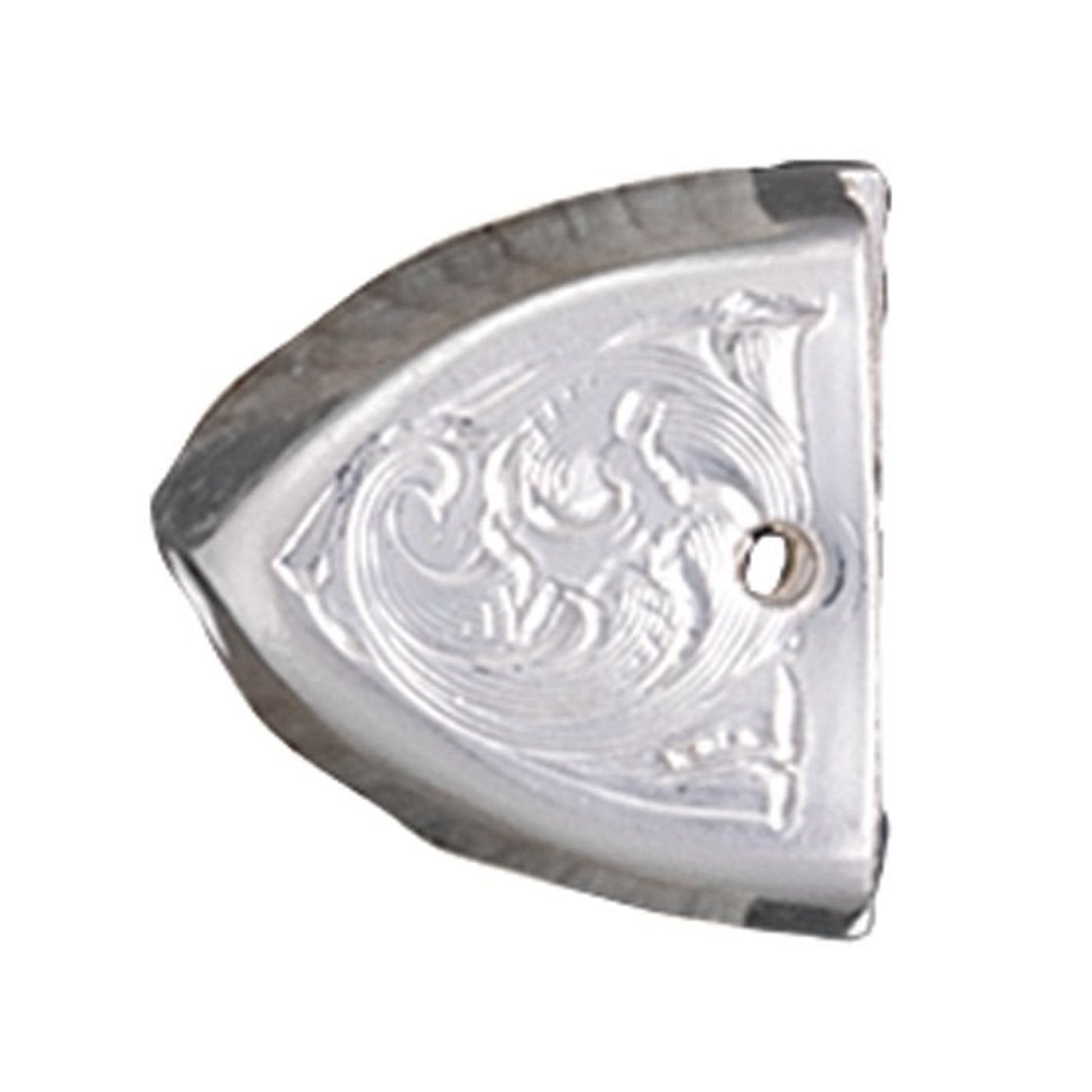 Montana Silversmiths Clear Edge Engraved Silver Buckle Tip