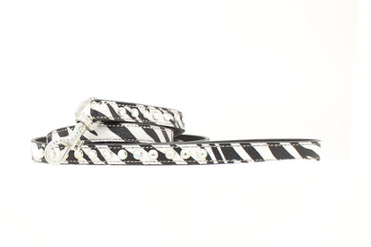 Blazin Roxx Blinged Leash 6ft Zebra