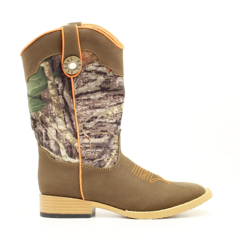 OPENBOX DBL Barrel Kids Buck Shot Boot - 2.5 - Mossy Oak Brown