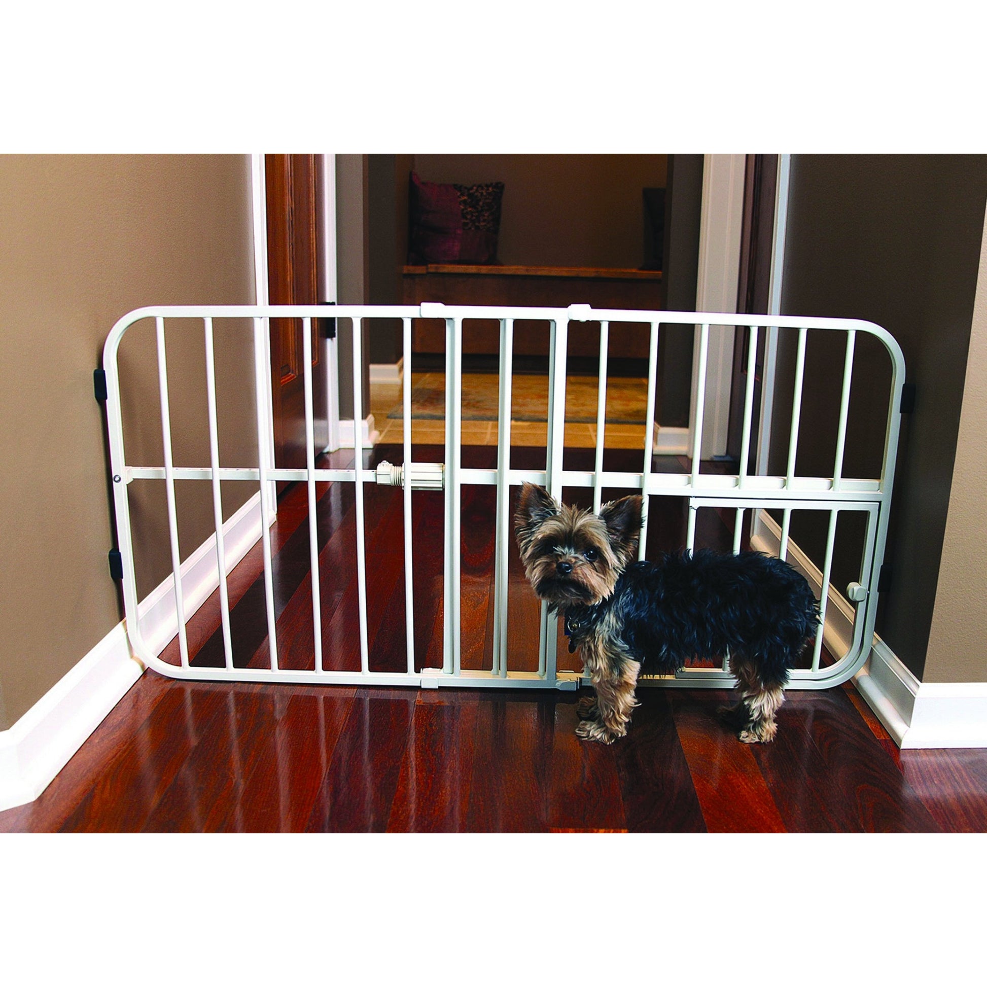 Carlson Pet Lil Tuffy Expandable Gate with Pet Door