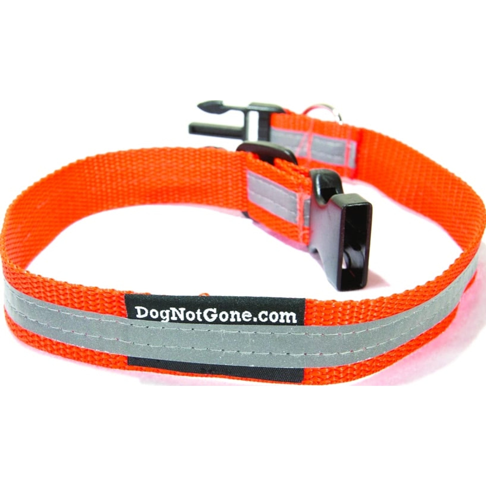 Dog Not Gone Reflective Collar LG/24 Orange