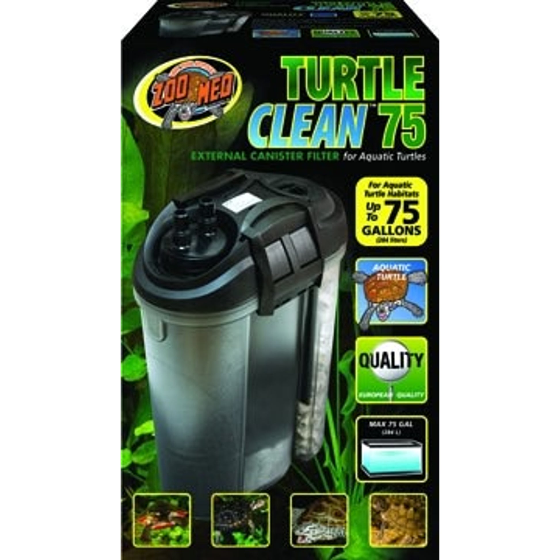 ZooMed Turtle Clean External Canister Filter 75 G