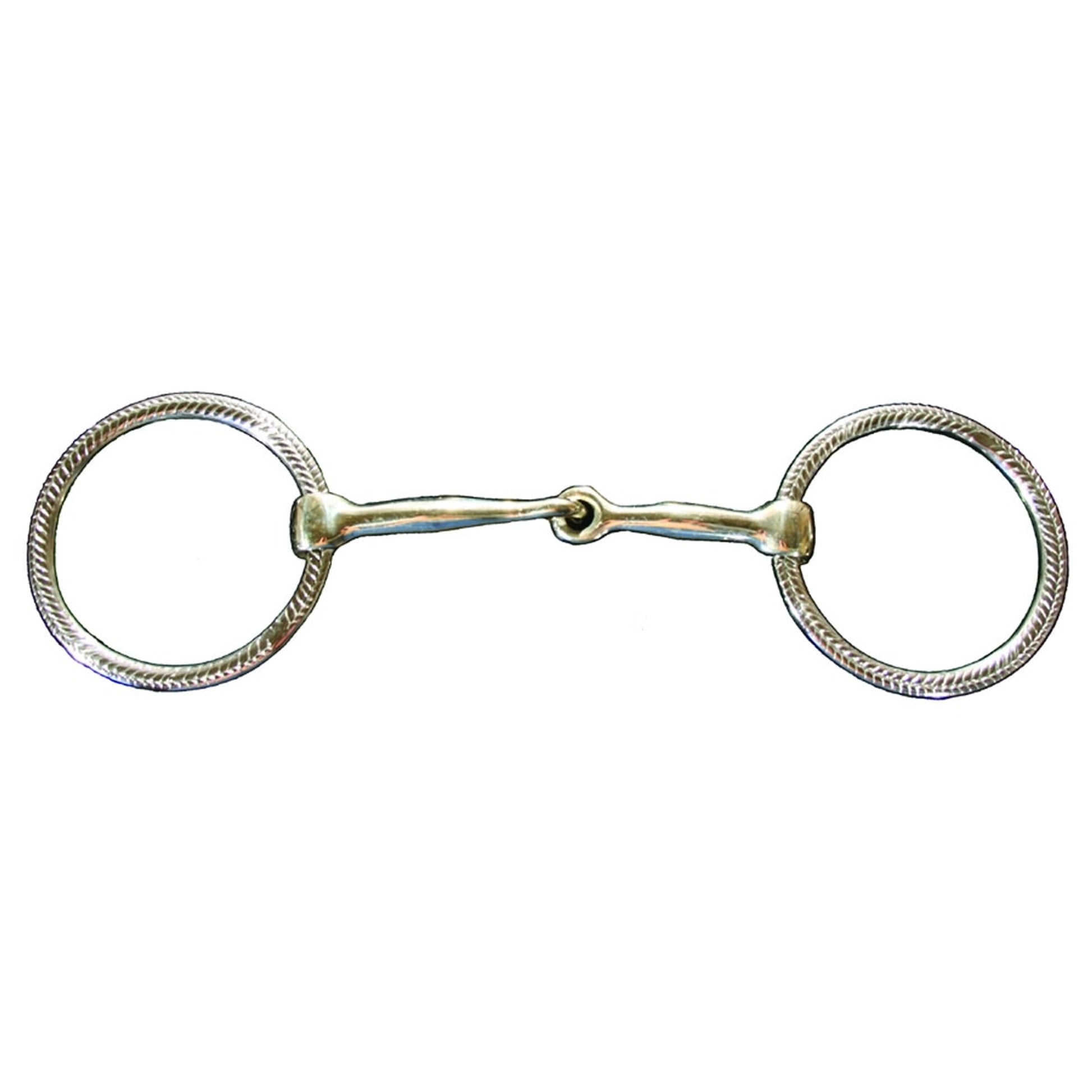 Circle Y Engraved Show Snaffle Bit