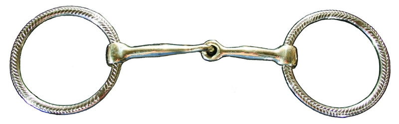 Circle Y Engraved Show Snaffle Bit