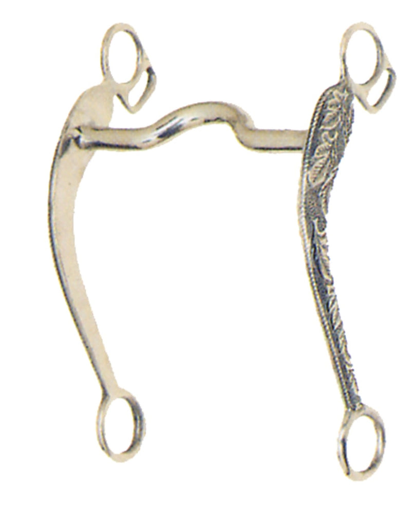 Circle Y Oak Leaf Engraved Show Bit