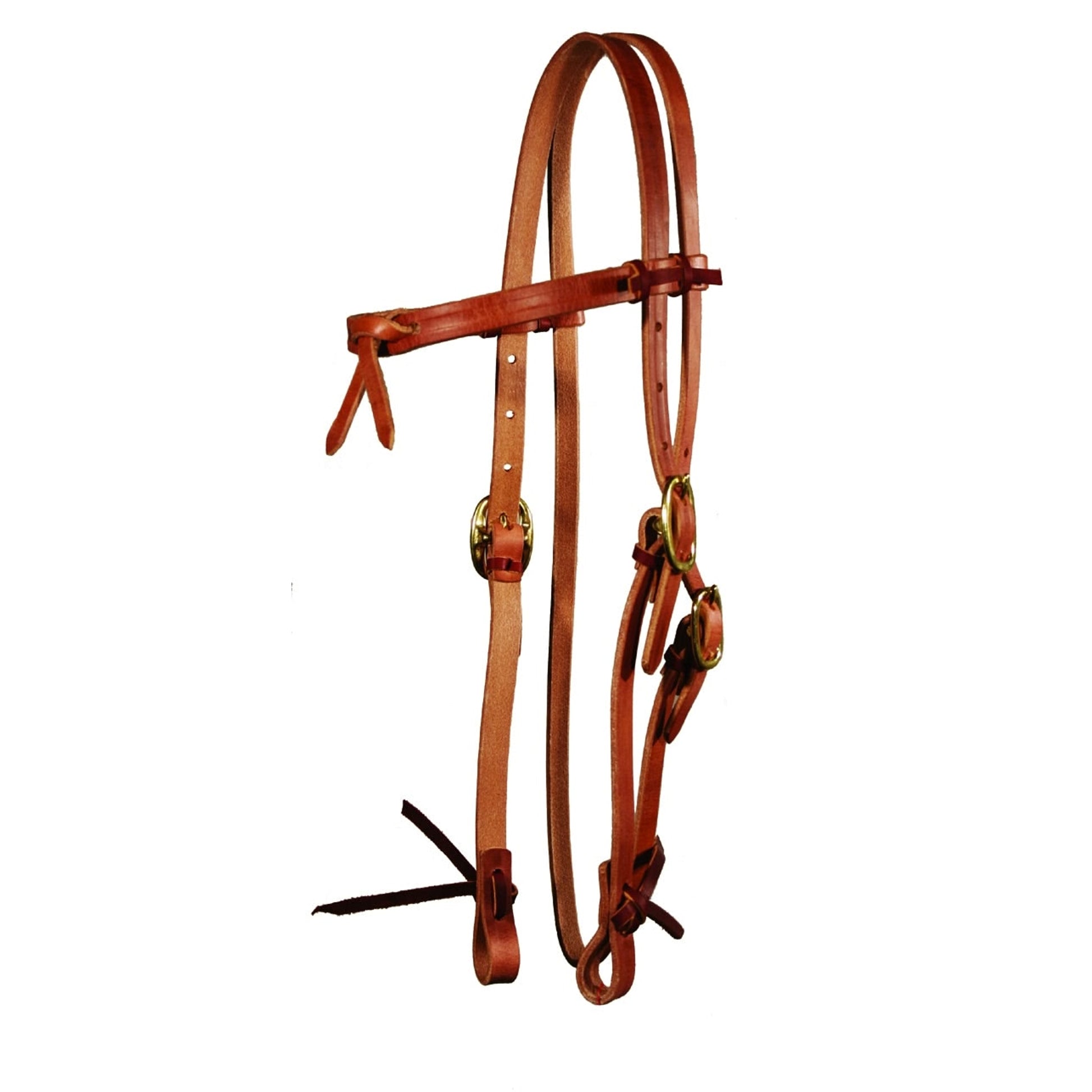 Circle Y Futurity Brow Harness Leather Headstall