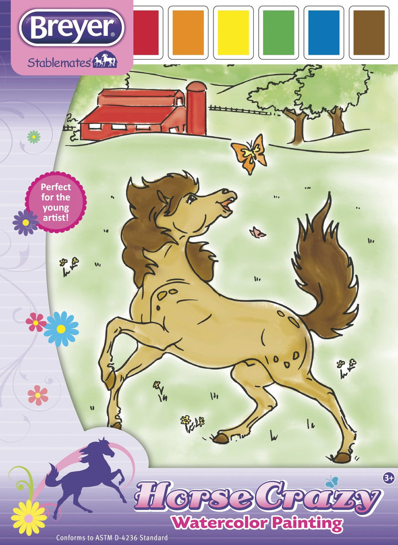 Breyer My Dream Horse Horse Crazy Watercolor Painting