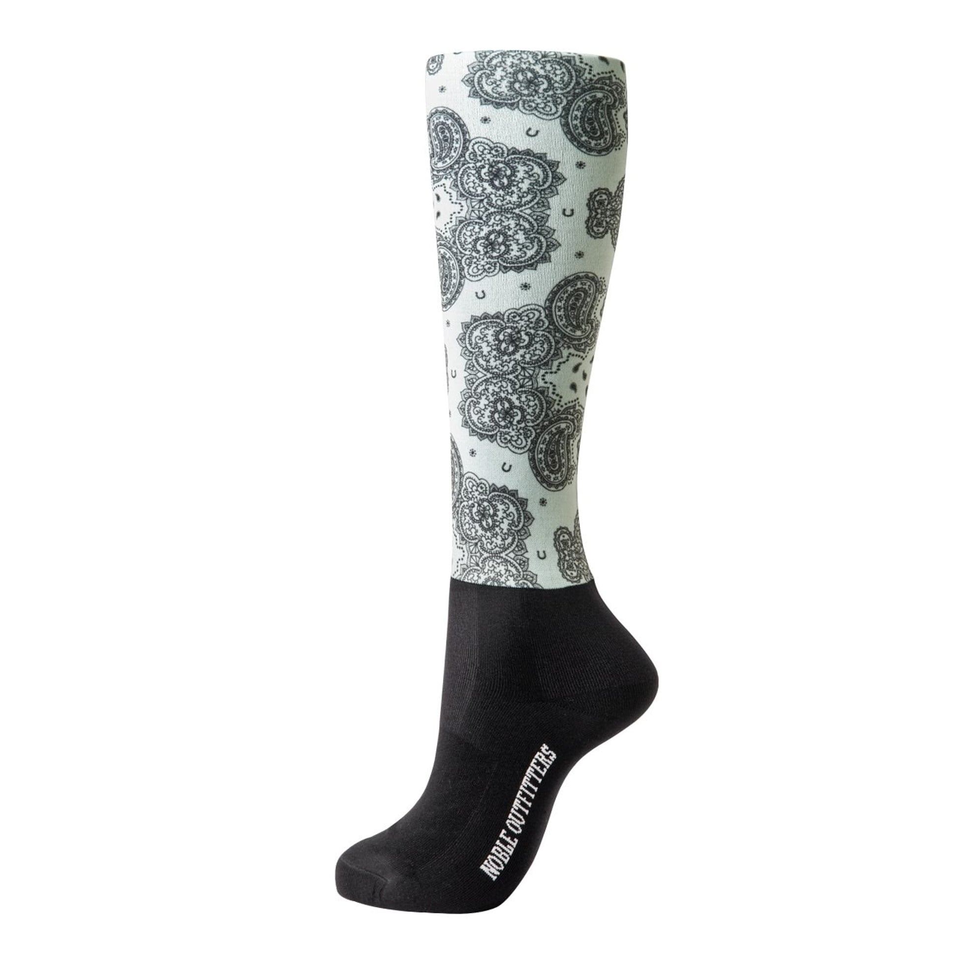 Noble Equestrian Ladies' Over The Calf Peddies - Ice Bandana