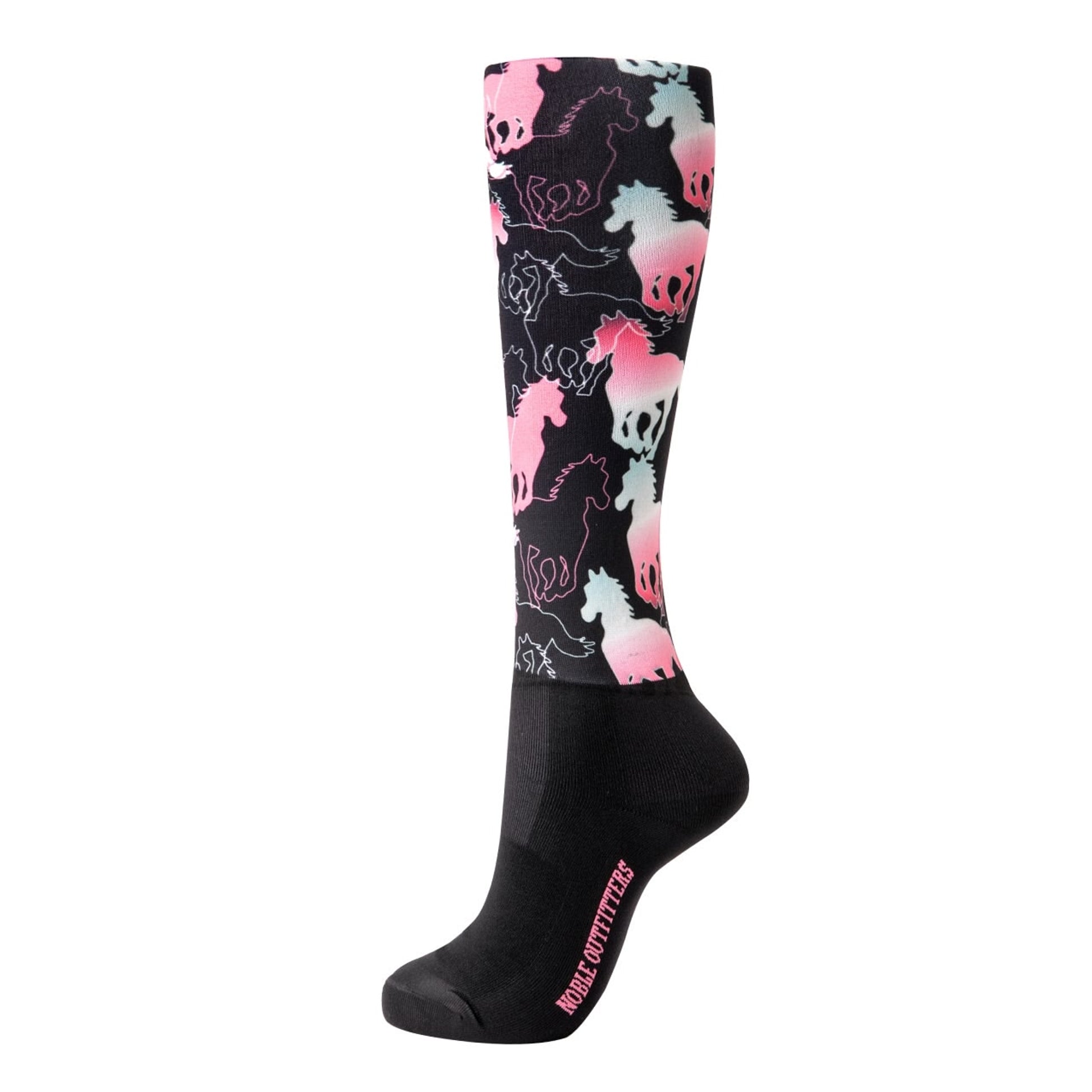 Noble Equestrian Ladies' Over The Calf Peddies - Ice Bandana