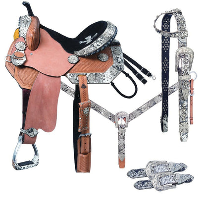 Tough1 Greyson Barrel Saddle 5 Piece Package