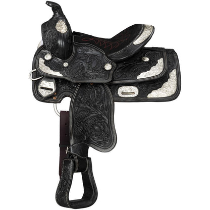 King Series Youth McCoy Trail Saddle with Silver