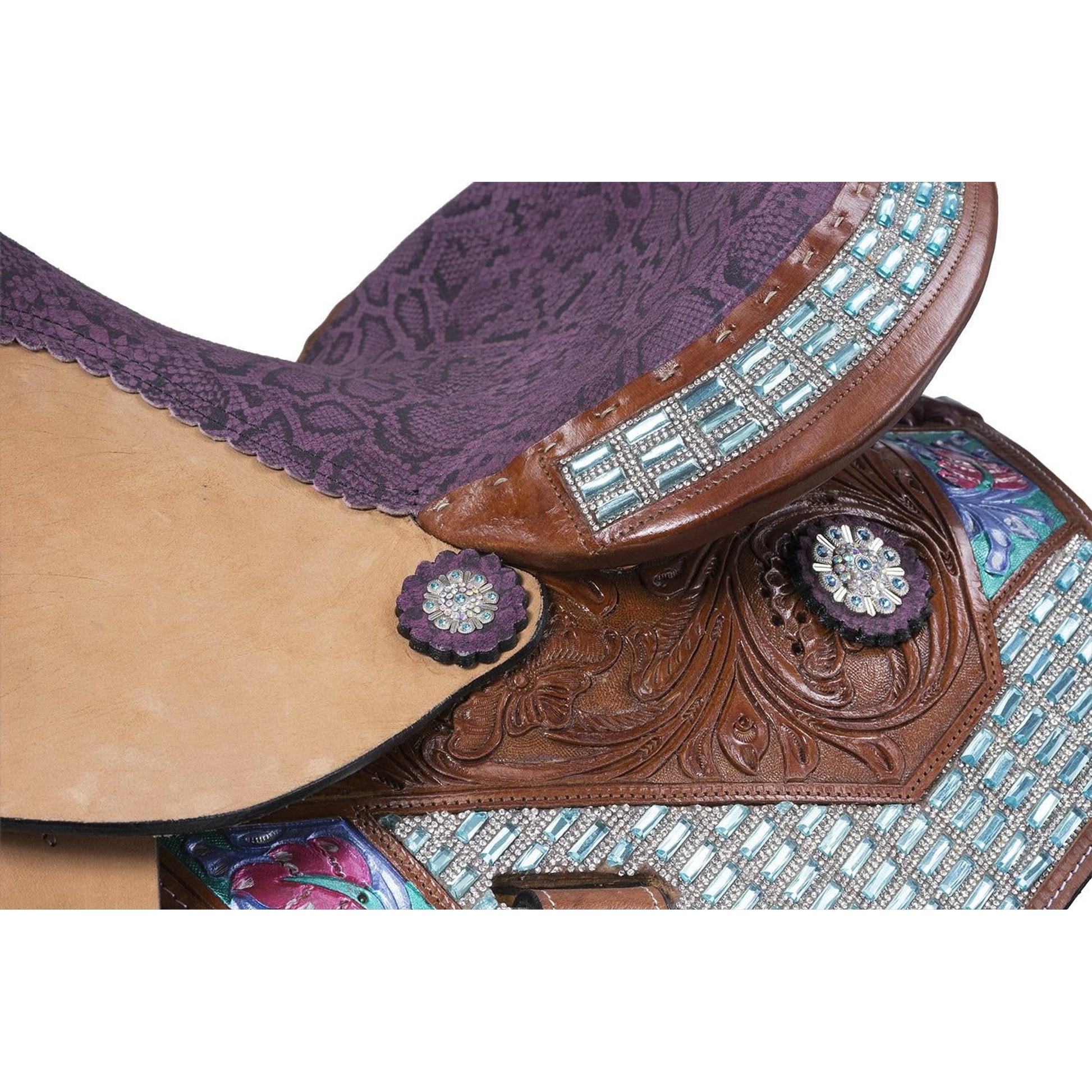 Silver Royal Macaelah Barrel Saddle