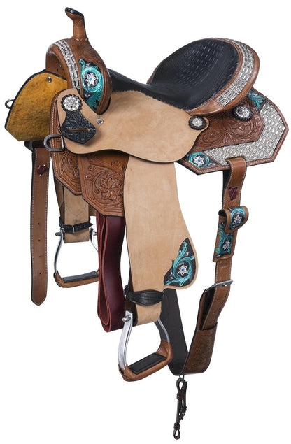 Silver Royal Ashton Barrel Saddle