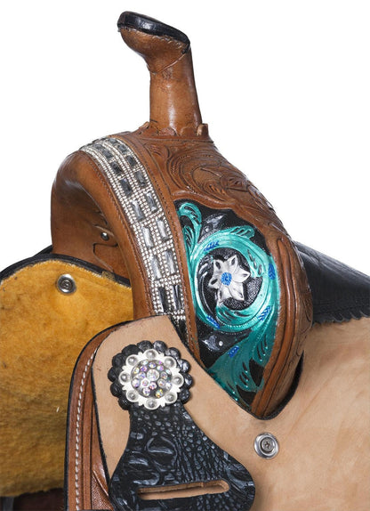 Silver Royal Ashton Barrel Saddle