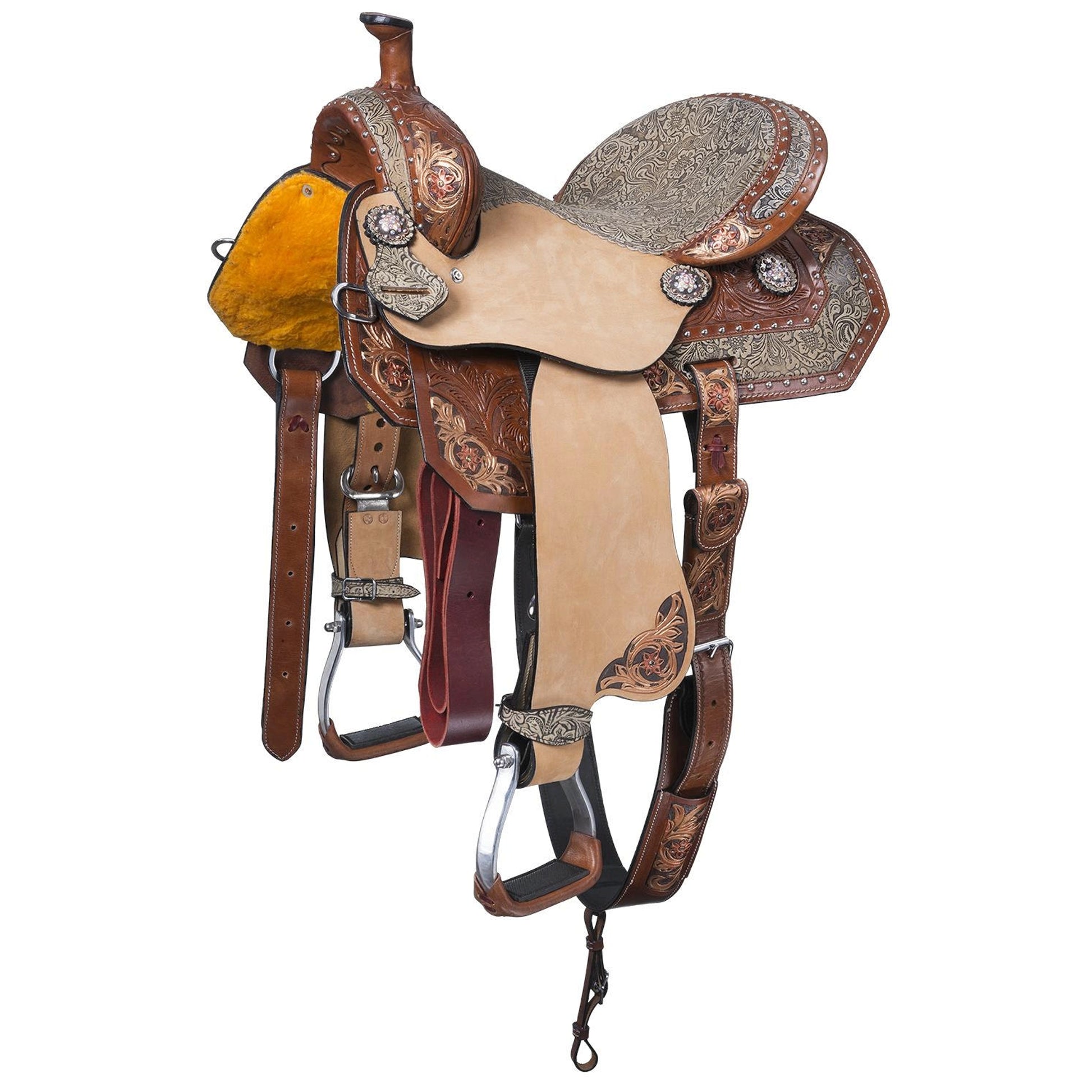 Silver Royal Jameson Barrel Saddle