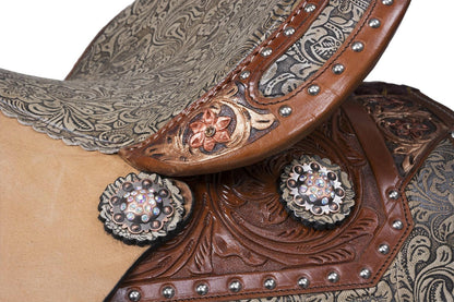 Silver Royal Jameson Barrel Saddle