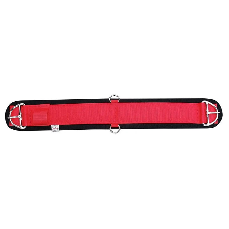 White Cloud Nylon Black Felt Trail Girth 34 Red