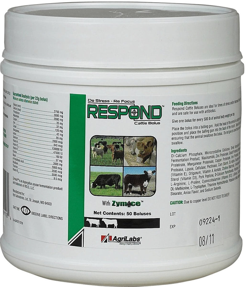 Agrilabs Respond Cattle Bolus 50 Tab