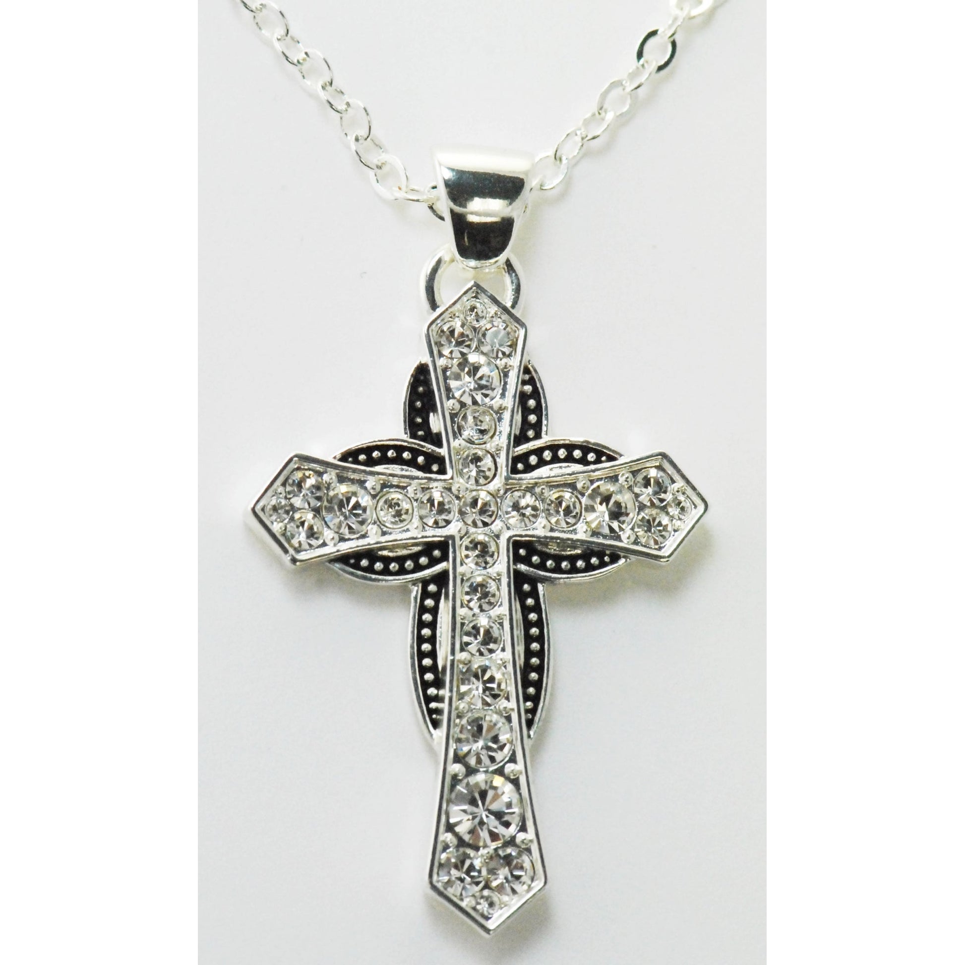 Western Edge Jewelry Cross Horseshoe Necklace