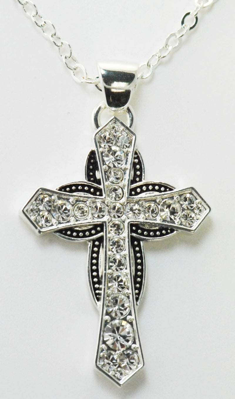 Western Edge Jewelry Cross Horseshoe Necklace