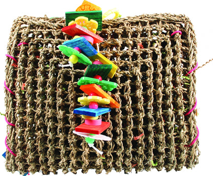 Happy Beaks Vine Mat Forage Pouch Multi