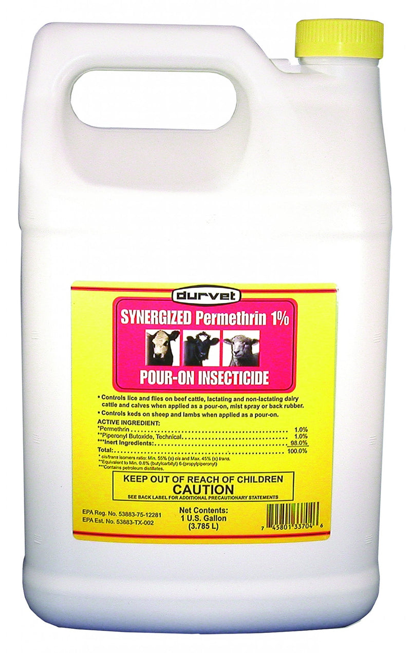Synergized Permethrin Pour On Insecticide 1 Gal