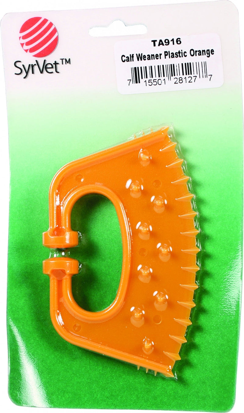 Plastic Calf Weaner Medium Orange