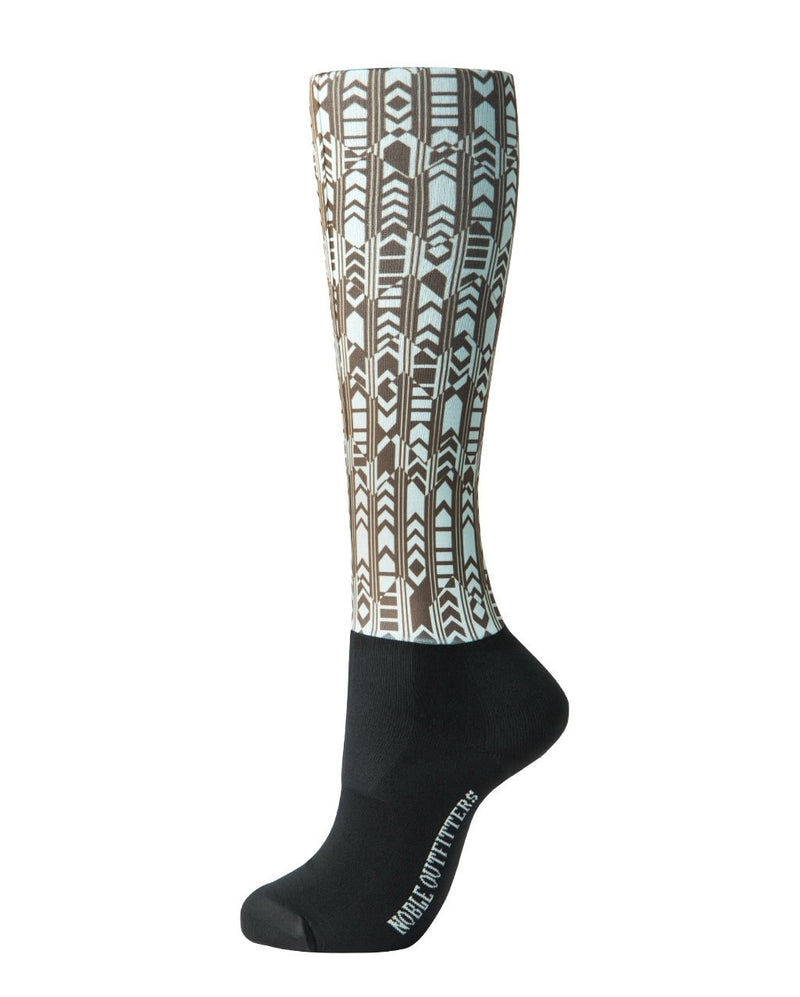 Noble Equestrian Ladies Over the Calf Peddies - Ice Arrows