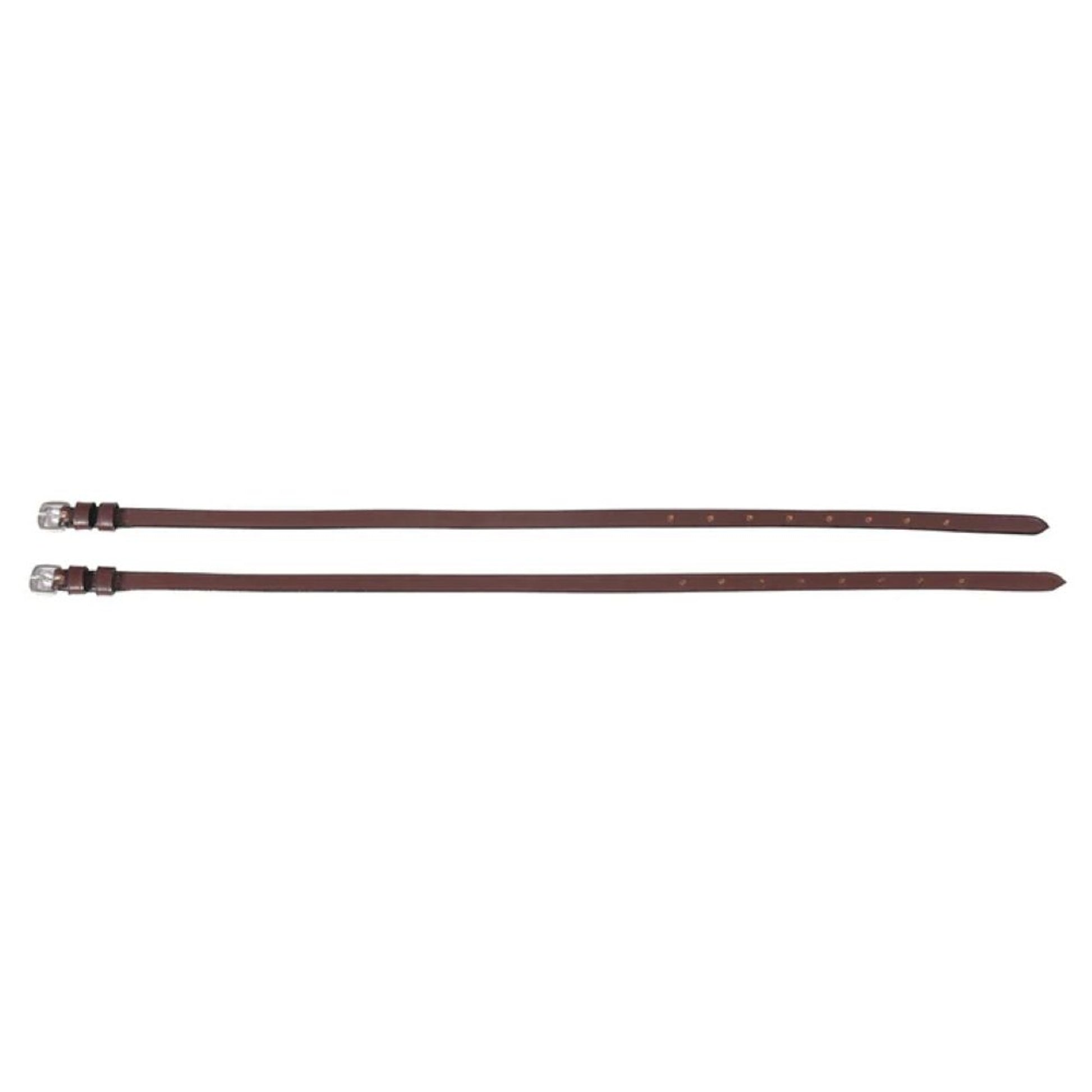 Hdr Leather Spur Straps with Plain Buckle 16 Black