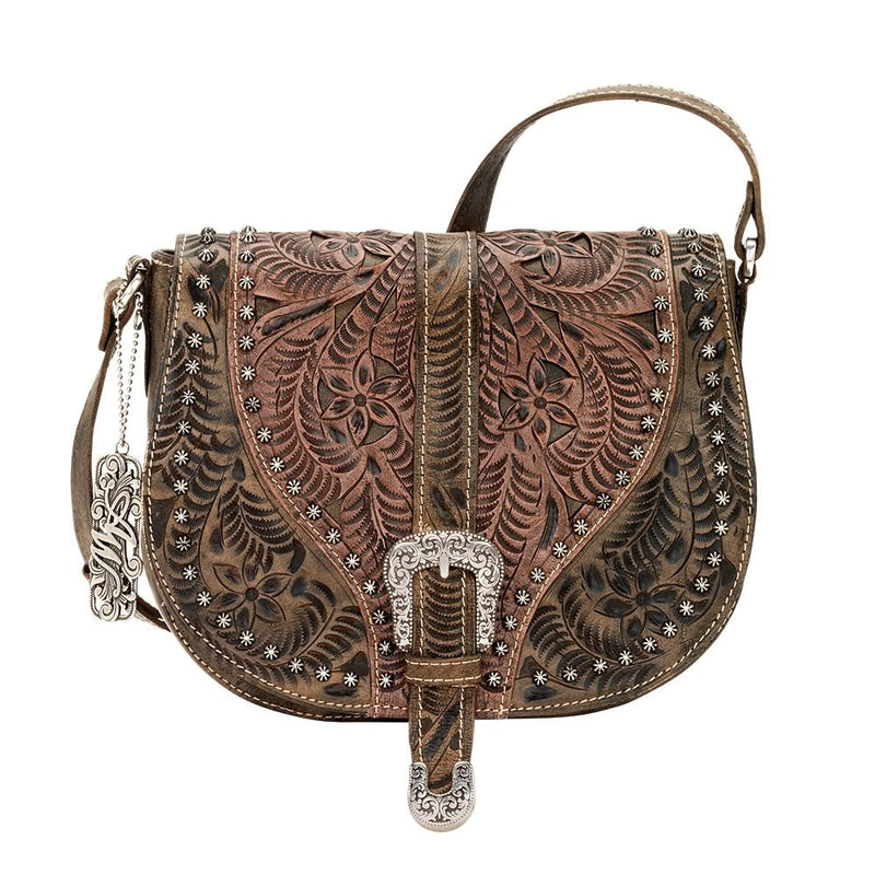 AMERICAN WEST Blazing Saddle Crossbody Bag - Dusty Rose