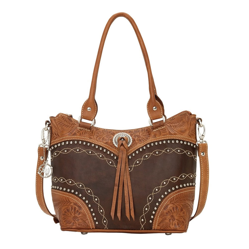 AMERICAN WEST Chestnut Ridge Convertible Zip-Top Bucket Tote