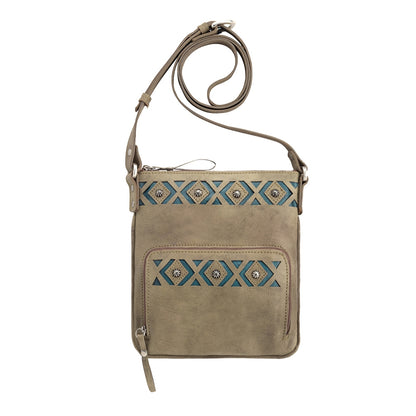 AMERICAN WEST Moon Dancer Crossbody Bag/Wallet - Rose/Sand