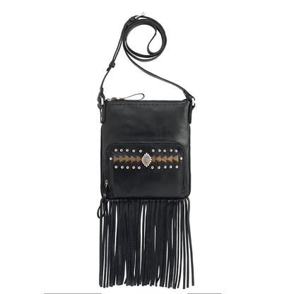 AMERICAN WEST Moon Dancer Crossbody Bag/Wallet - Rose/Sand