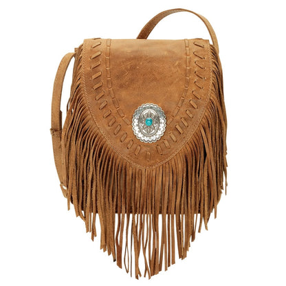 AMERICAN WEST Seminole Soft Crossbody Fringe Bag
