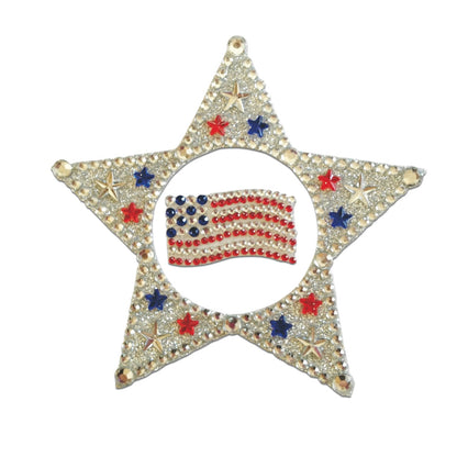 Tail Tamer Equine Body Bling American Flag and Stars