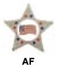 Tail Tamer Equine Body Bling American Flag and Stars