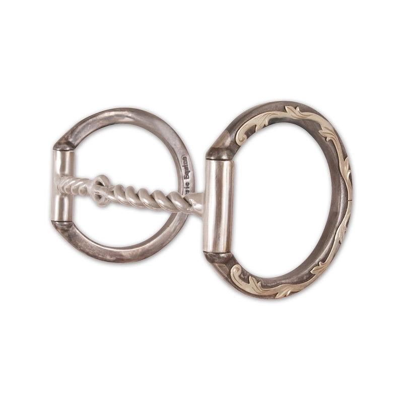 Classic Equine Professional Series D Ring Twisted Wire Snaffle Bit
