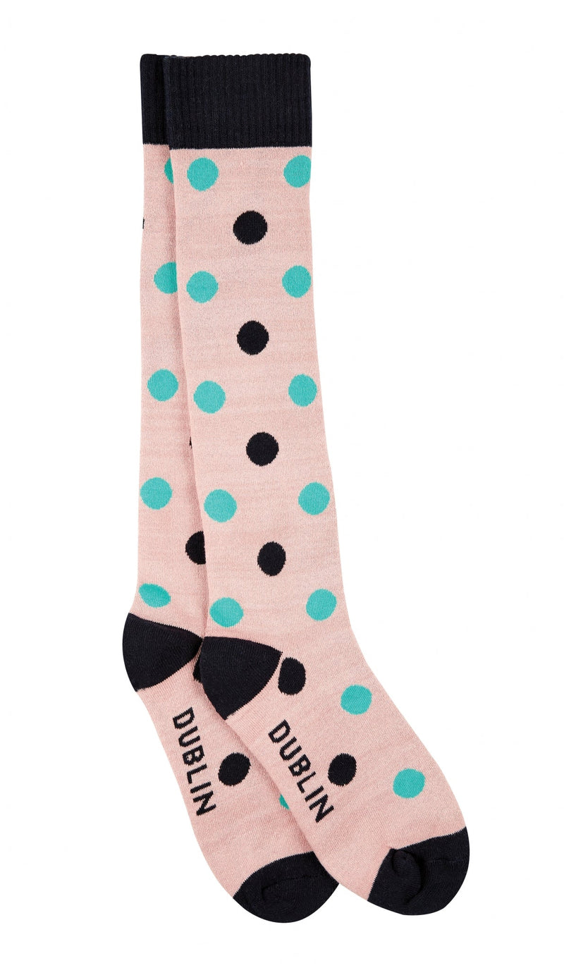 Dublin Ladies Country Boot Socks Orchid Navy