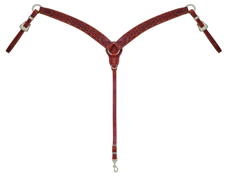Weaver Aztec Tooled Breast Collar