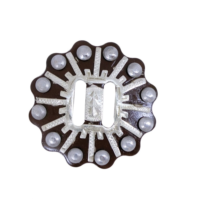 Partrade Antique Sunburst And Dots Slot Concho