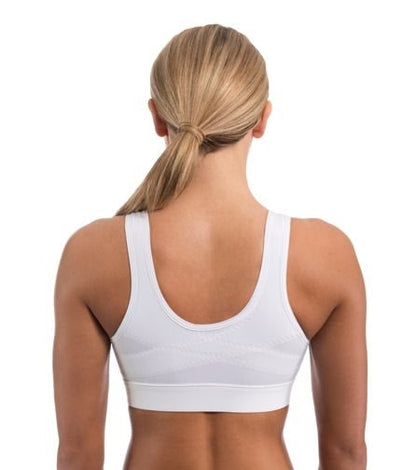ENELL Lite Low Impact Equestrian Sports Bra Ecru 2