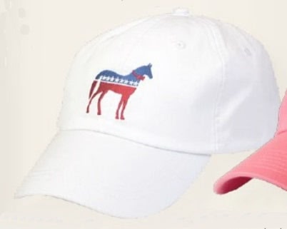 Stirrups Ladies Low Profile USA Equestrian Embroidered Cap