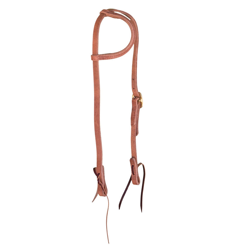 One Ear Leather Headstall Harness Leather